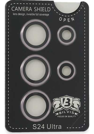Mey İthalat Samsung Galaxy S24 Ultra Bilvis Titan Kamera Lens - Derin Mor 11