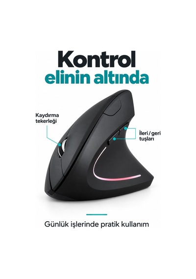 Sessiz Click Ergonomik Dikey Kablosuz Mouse Bluetooth 2.4ghz Usb Çift Cihaz Geçiş 800/1200/1600 Dpı Siyah 37294 - 935560823 Diğer Sessiz Click Ergonomik Dikey Kablosuz Mouse Bluetooth 2.4ghz Usb Çift Cihaz Geçiş 800/1200/1600 Dpı Siyah 37294 - 935560823 Diğer
