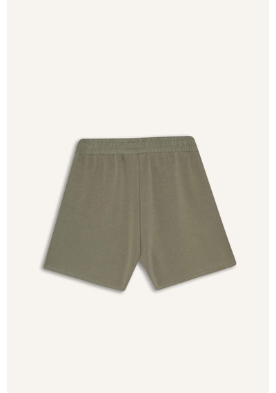 Defacto Defactofit Standart Fit Sporcu Kısa Paça Modal Şort F5001ax25smkh465 Haki