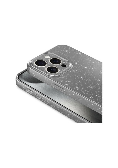 Apple Uyumlu iPhone 15 Pro Kılıf Kamera Korumalı Simli Lüks Zore Koton Kapak
