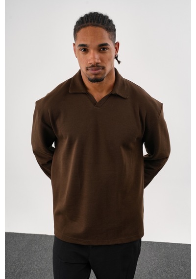 Redline Ease Oversize Sweatshirt Kahve