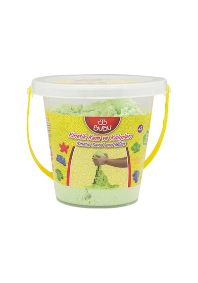 BuBu Kinetik Kum Kova 500Gr Yeşil  KU0021