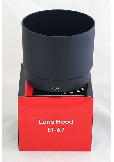 Canon Ef 100 MM Macro Lens için Et-67 Parasoley