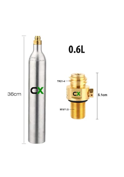Soda Tüpü 0,6 Ml Dolu Teslim 3 Adet