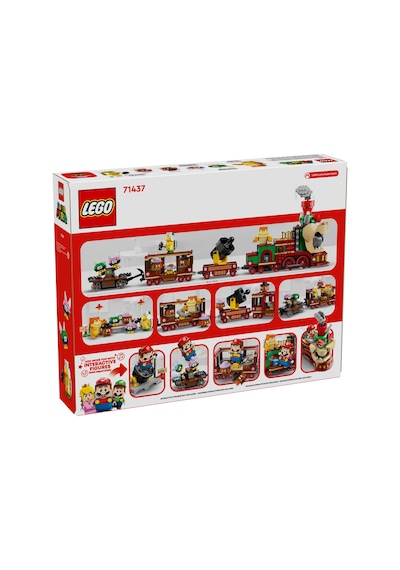 LEGO® Super Mario™ Bowser Ekspres Treni 71437 - 9 Yaş ve Üzeri Çocuklar için Nintendo® Karakteri İçeren Yaratıcı Oyuncak Yapım Seti(1392P)