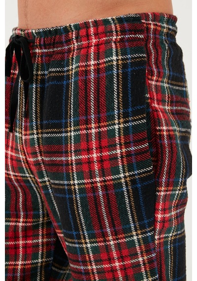 Buratti Erkek Pijama Altı 611pt00154 Siyah-kırmızı Siyah - Kırmızı