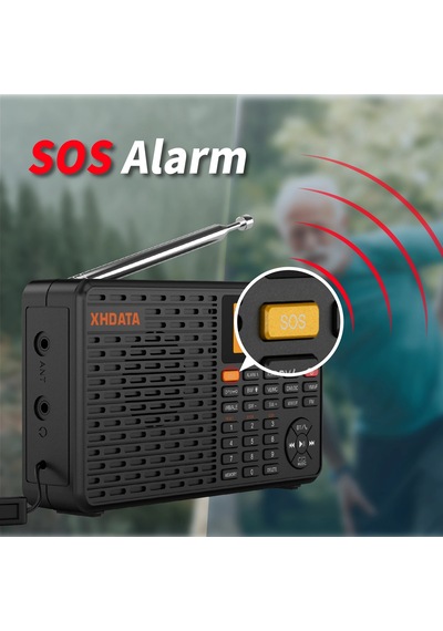 Xhdata D109 Wb Taşınabilir Radyo Fm /am Stereo Sw Mw Lw Dijital Radyo Hava Durumu Tahmini