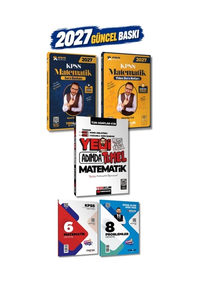 2027 Kpss Yedi Adımda Temel Matematik Ve Atölye Serisi Genel Yetenek Matematik Video Ders Notları Ve