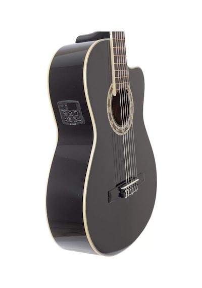 Carissa Cg-160ce Bk Siyah Renk Elektro Klasik Gitar