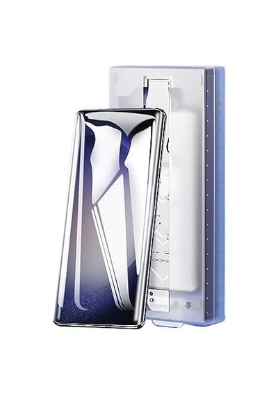 Galaxy İle Uyumlu S23 Ultra Kolay Uygulama Aparatlı Easy Body Ekran Koruyucu, Renksiz