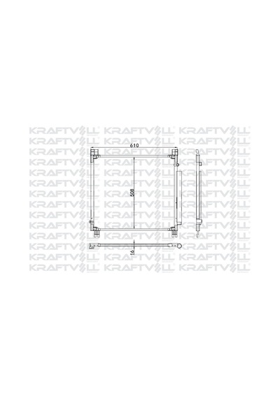 Klıma Radyatoru Toyota Hılux 2.4 15 Kraftvoll 08060007