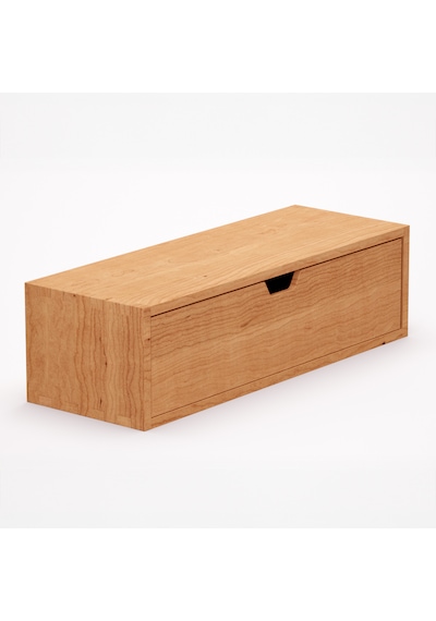 Desna Büyük Çekmeceli Mini Dolap 34 Cm Uzunluk X 12.1 Cm Genişlik X 9.6 Cm Woodsaka Doğal Ahşap