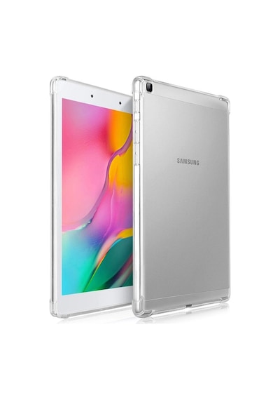 Mey İthalat Samsung Galaxy Uyumlu T290 Tab A 8 Kılıf Anti Shock Tablet Silikon - Şeffaf Arka Kapak