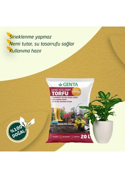 Genta Genel Kullanım Torfu Toprağı 20 Lt Diğer
