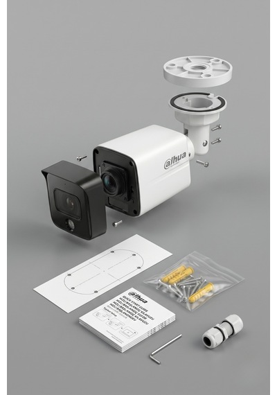 2mp Dahili Mikrofonlu Sesli Poe Ip Bullet Kamera Gece Görüşlü Dış Mekan Dh-ıpc-hfw1230tc1-sa
