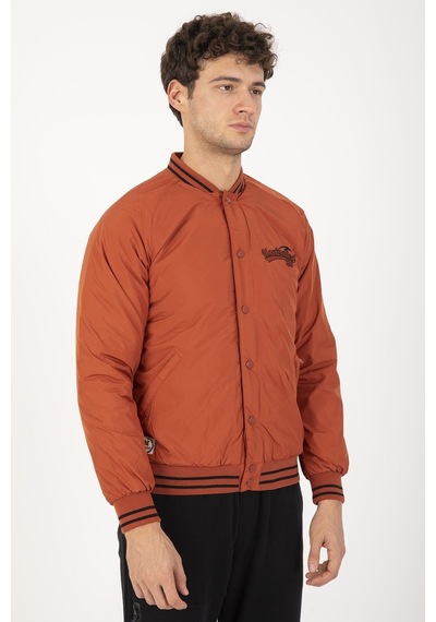 Maraton Sportswear Regular Erkek Hakim Yaka Uzun Kol Kiremit Mont 21379-kiremit Kiremit