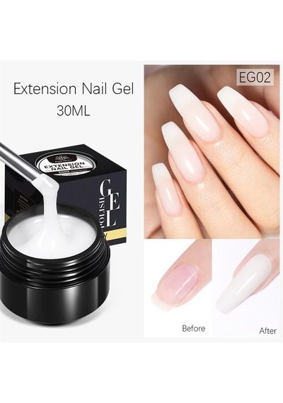 Born Pretty 30ml Extension Nail Gel Eg02 Mılky Whıte 56043