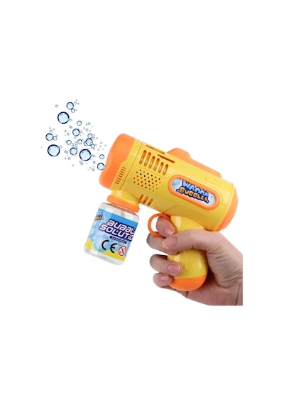 Baloncuk Yağmuru Başlasın Bubble Blaster Köpük Tabancası + 500 Ml Likit Seti