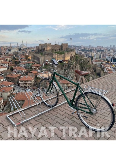 Bisiklet Park Yeri Altılı Galvaniz Eko, Park Demiri