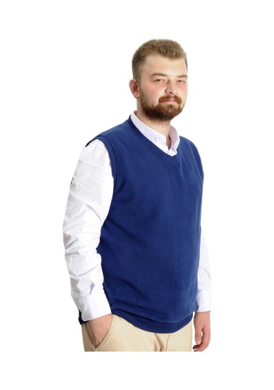 Mode Xl Büyük Beden Erkek Süeter Vanize Selanik 20547 İndigo İndigo