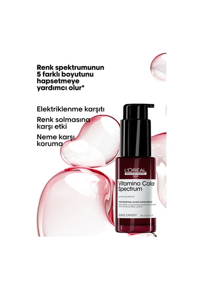 Loreal Professionnel Vitamino Color Spectrum Glass Shine Serum 30 Ml