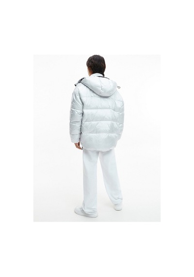 Calvin Klein Erkek Oversized Şişme Mont Gri Gri