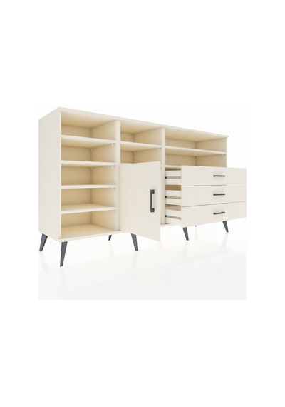 Kronos Konsol 8 Raflı 3 Çekmeceli Tek Kapaklı 176x59x99 Aytaşı-a Aytaşı-aytaşı