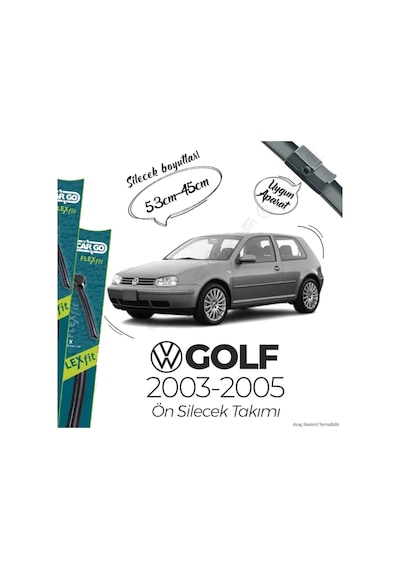 Volkswagen Golf 4 Muz Silecek Takımı 2003-2005 Hc Cargo-