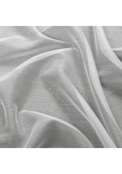 Gauze Fabric Design Lüks İpeksi Dokulu Simli Bambu Kırışmaz Ütü Gerektirmez Optik Beyaz 100 X 200 Normal Pile 1 X 2.5 Yüksek Kaliteli Tül Perde