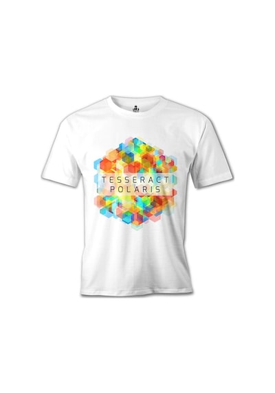 Tesseract - Polaris Beyaz Erkek Tshirt
