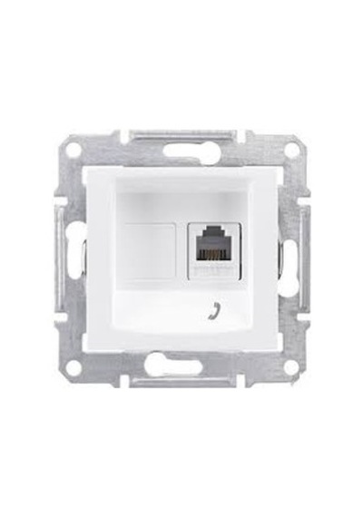 Schneıder Sedna Krem Telefon Prizi Rj11 Sdn4101123 Çerçevesiz