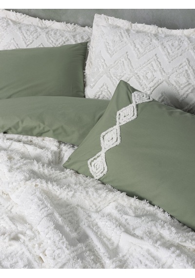 Cotton Box Limi Çift Kişilik Yatak Örtülü Nevresim Takımı Luke Krem