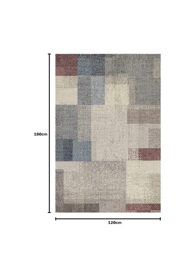 Ayrex Latte Dizayn Apelia Kadife Pamuk Tabanlı Yıkanabilen Kaydırmaz Antibakteriyel Salon Halısı 120x180 Diğer
