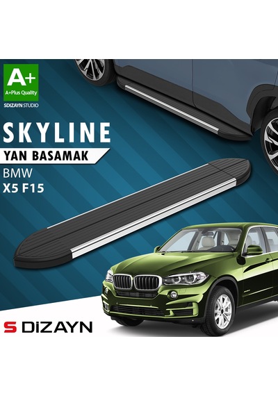 S-dizayn Bmw X5 F15 Skyline Krom Yan Basamak 193 Cm 2013-2018 A+ Kalite