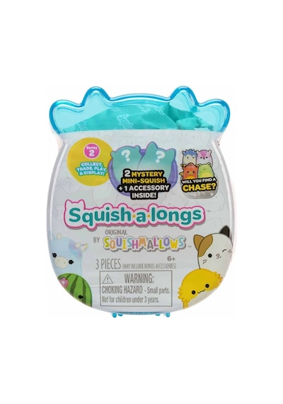 Squish-a-longs 2 Figür + Yüzük Sürpriz Paket Seri 2