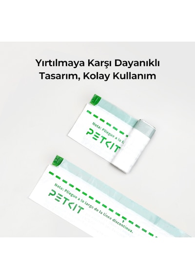 Petkit Max - Max 2 - Max Pro ve Max Pro 2 Modelleri İçin Dayanıklı Çöp Torbası
