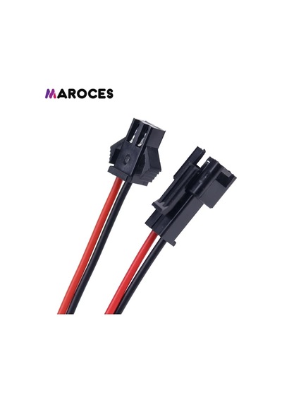 2 Pin Sm Jst Kablo 10Cm Erkek - Dişi 1 Takım 2 Li Kablo Söketi 10 Adet
