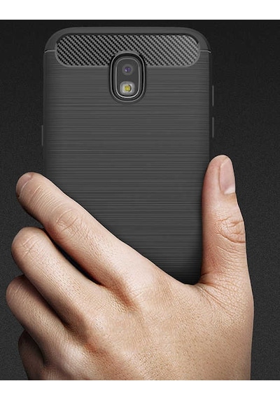 Galaxy J730 Pro Kılıf Zore Room Silikon Kapak Gri