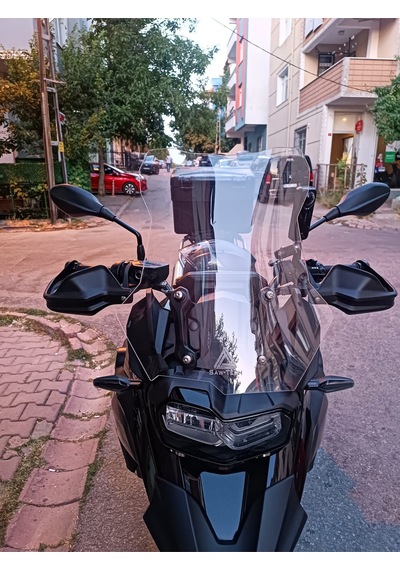 Bmw F800 Gs 2024 Uyumlu Model Tur Cami Şeffaf Veya Fume 44cm Kisa