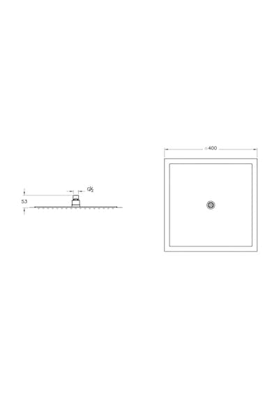 Artema Lite Ls Duş Başlığı 400 Mm Krom A45645 Krom