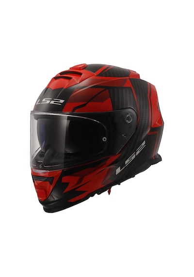 Ls2 Storm 2 Tracker Kask Kırmızı - Siyah