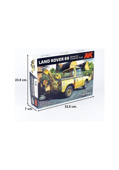 Ak Interactive 35014 1/35 Ölçek, Land Rover 88 Series Iıa Vinçli Çekici , Askeri Araç Plastik Model Kiti