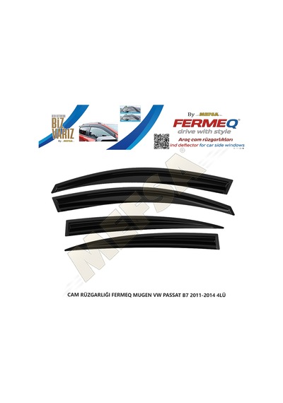 Cam Rüzgarlığı Fermeq Mugen Vw Passat B7 2011-2014 4lü