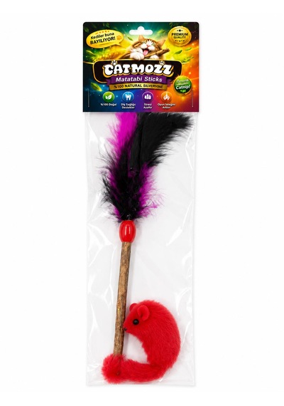CatMozz Fareli Matatabi Sticks Kedi Oyuncağı