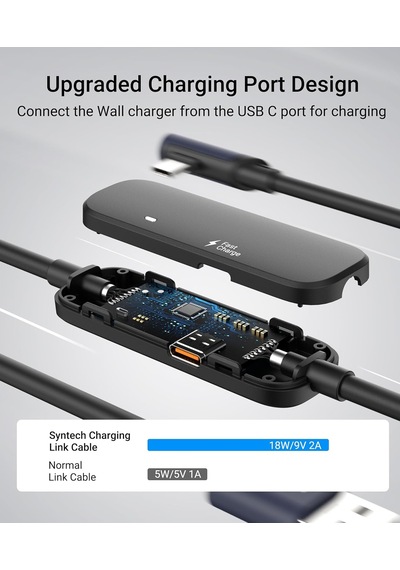 Şarj İle Bağlantı Kablosu 16ft Meta Quest 3s/quest 3/oculus Quest 2 Aksesuarlarıyla Uyumlu, Eks Standart