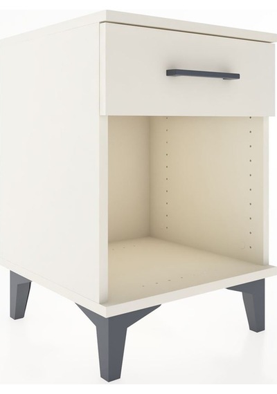 Hyperion Komodin Tek Çekmeceli 44x44x64 Aytaşı-aytaşı Aytaşı