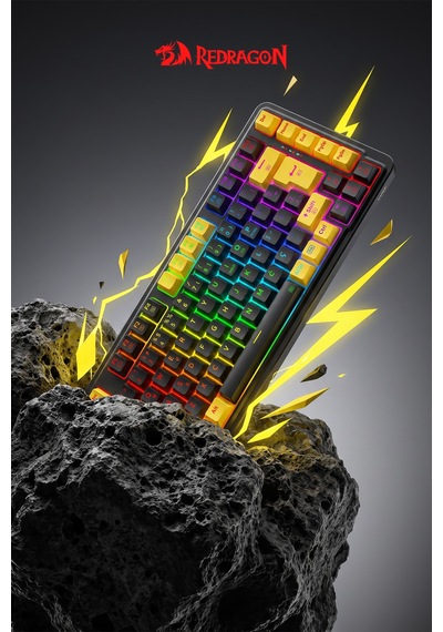 Redragon %75 Gasket Mekanik Switch Rgb Kablolu Oyuncu Klavyesi Sk-649