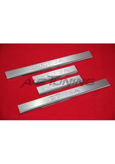 Opel Corsa C Krom Kapı Eşiği Tk 2000-2006 4Kapı Paslanmaz Çelik N11.4345