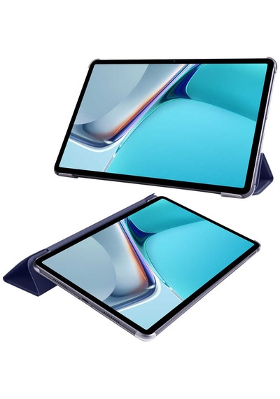 Lexroo Huawei Matepad 11 2021 Smart Cover Standlı 1-1 Kılıf - Siyah Kapaklı Kılıf