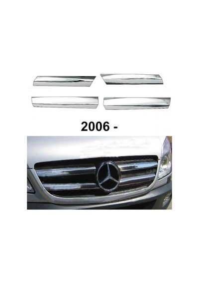 Ekiciler Sprinter 2006-2014 Krom Ön Panjur 4 Prç